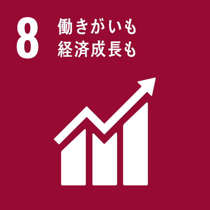 目標8．包摂的かつ持続可能な経済成長及びすべての人々の完全かつ生産的雇用と働きがいのある人間らしい雇用（ディーセント・ワーク）を促進する